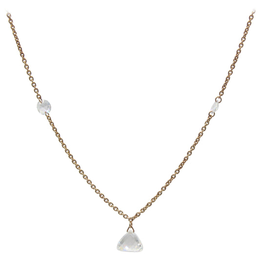 Diamond Rosecut & Taviz Choker Necklace