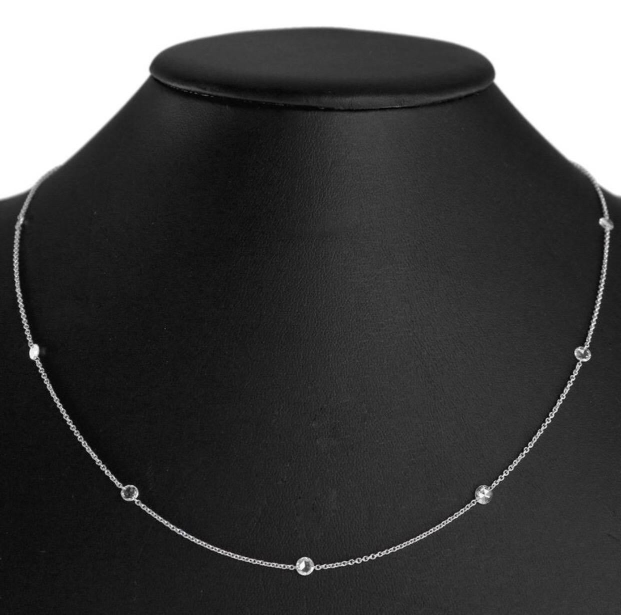 Diamond Rosecut Necklace