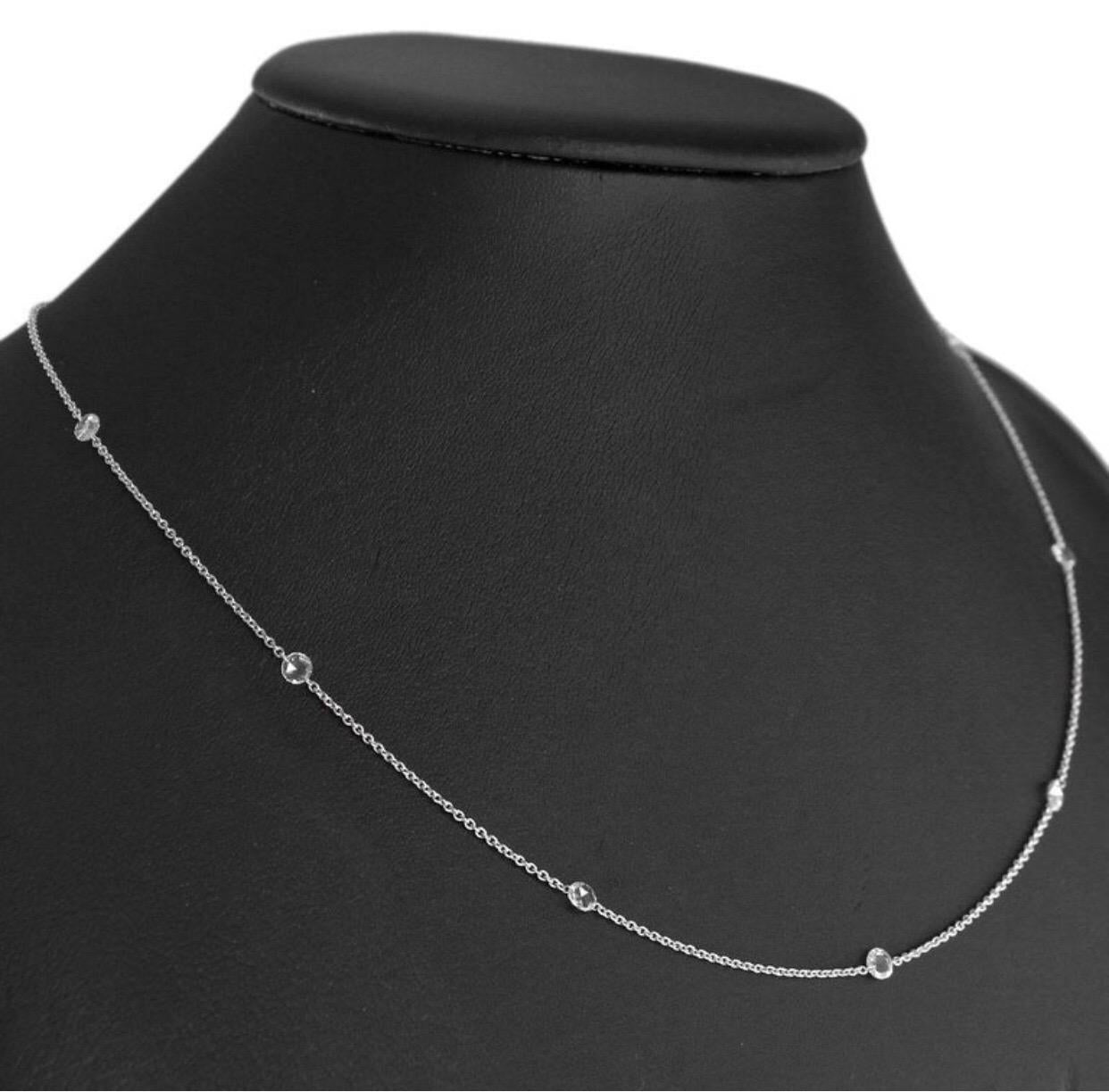 Diamond Rosecut Necklace