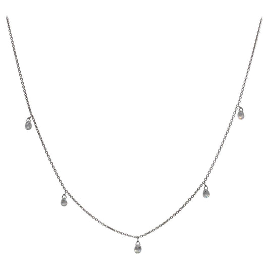 Mille Etoiles Diamond Briolette Necklace