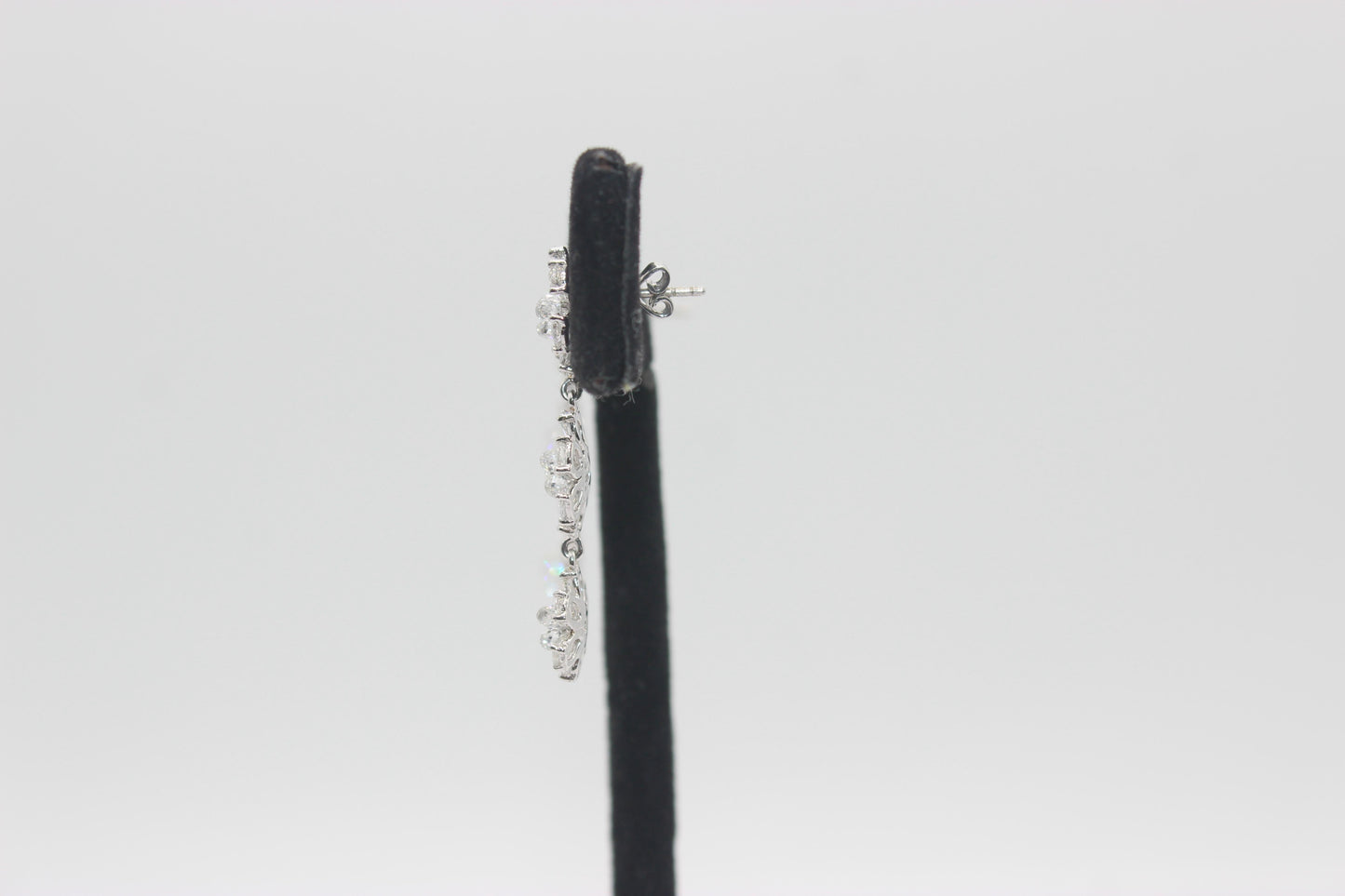 Diamond Rosecut & Briolette Floral Earrings