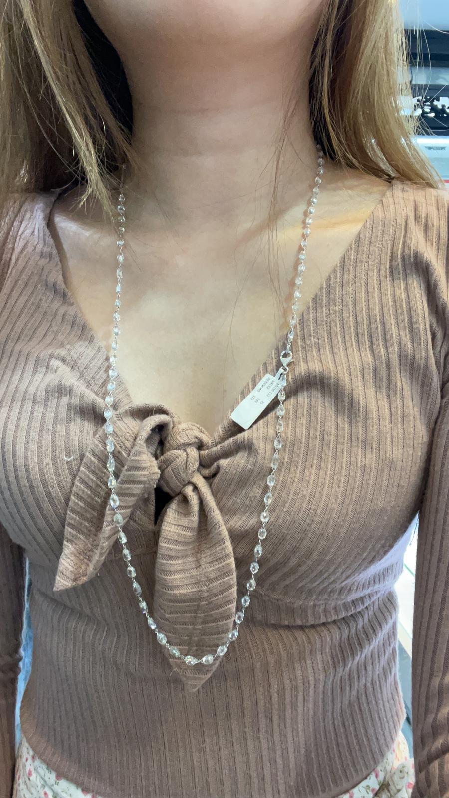 Diamond Briolette 57 Carats Necklace