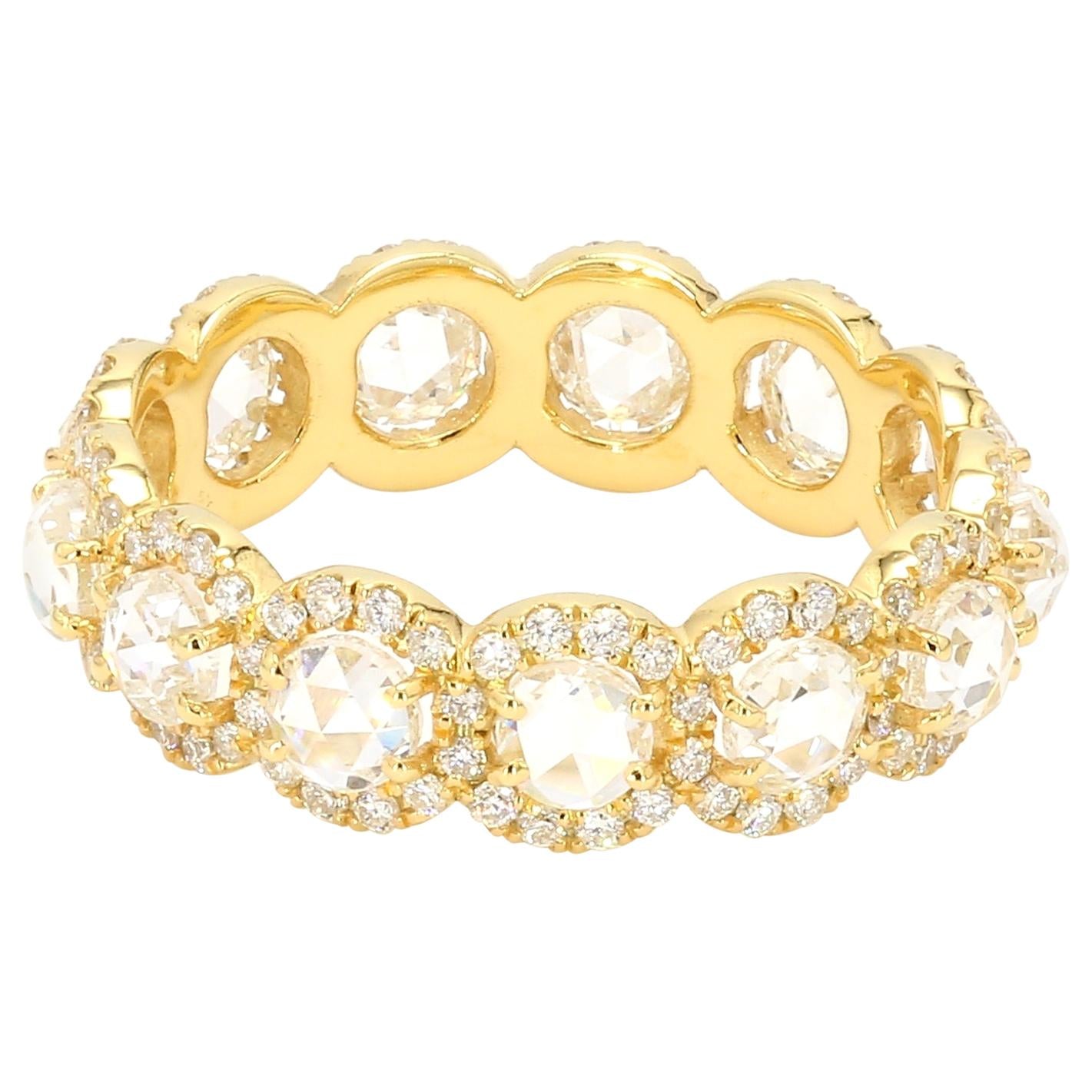 Diamond Rosecut Eternity Ring