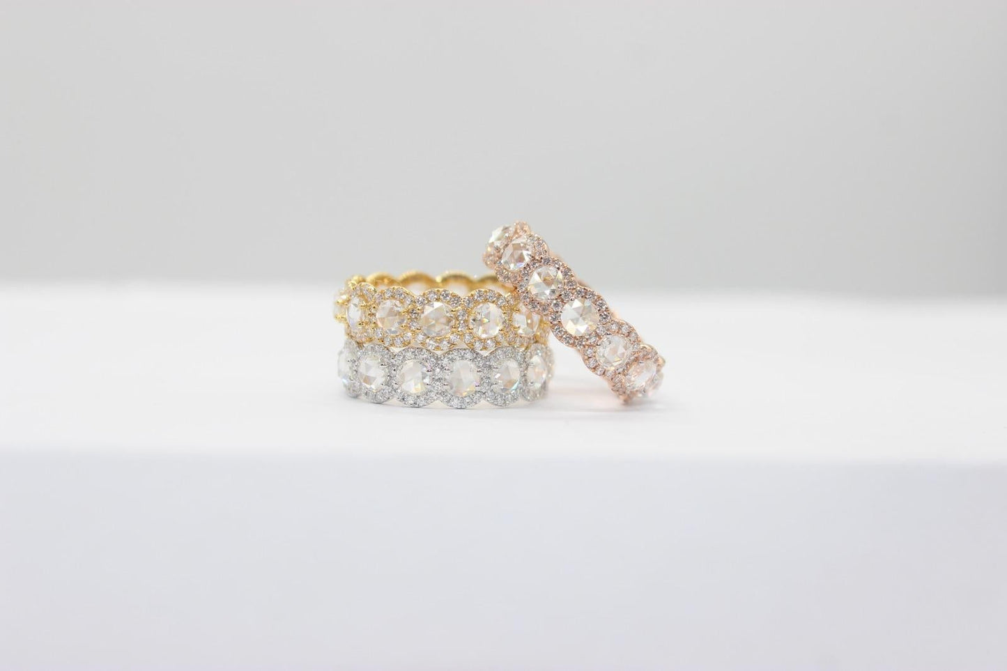 Diamond Rosecut Eternity Ring