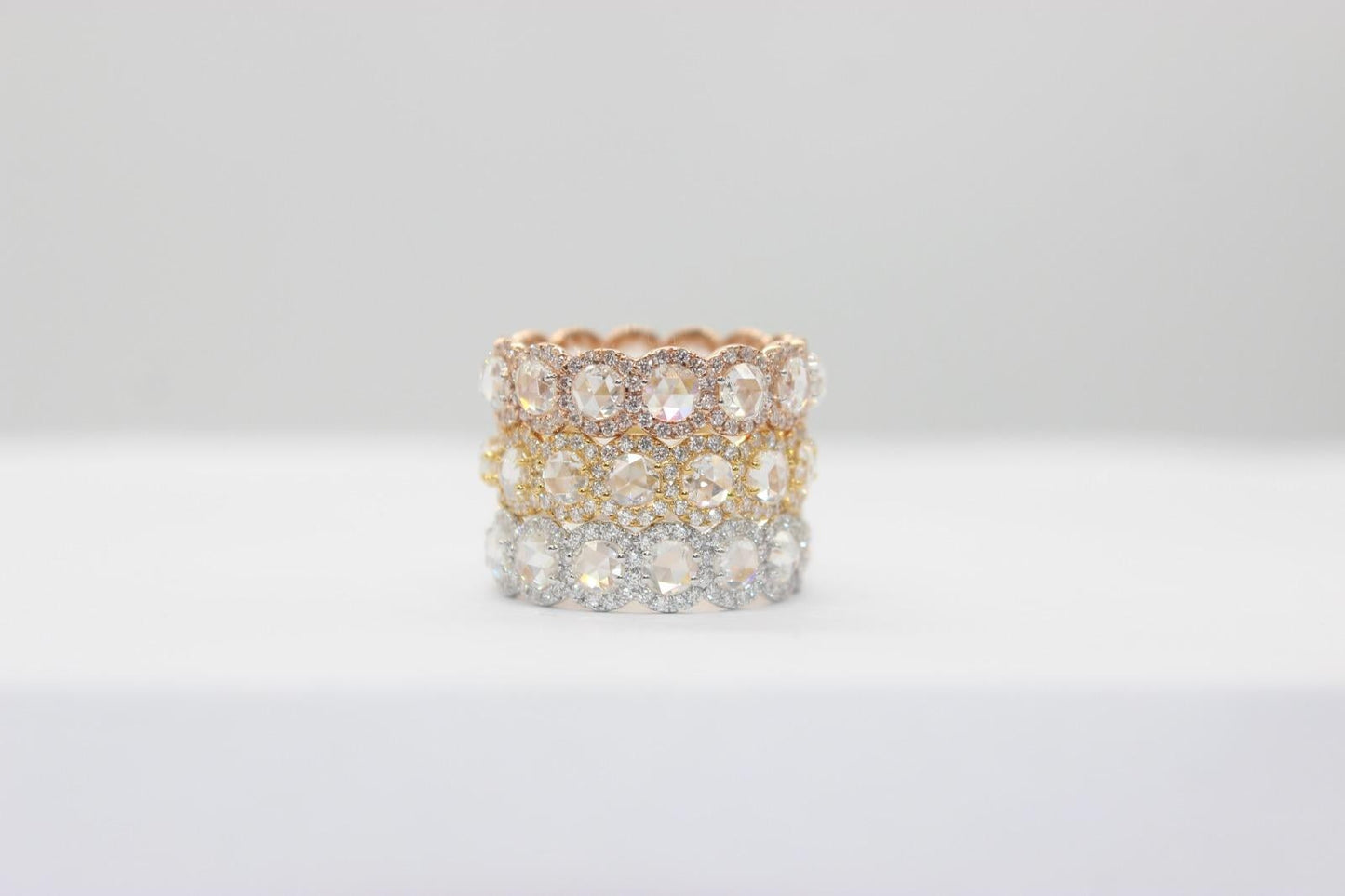 Diamond Rosecut Eternity Ring