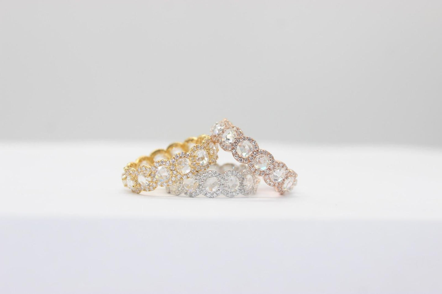 Diamond Rosecut Eternity Ring