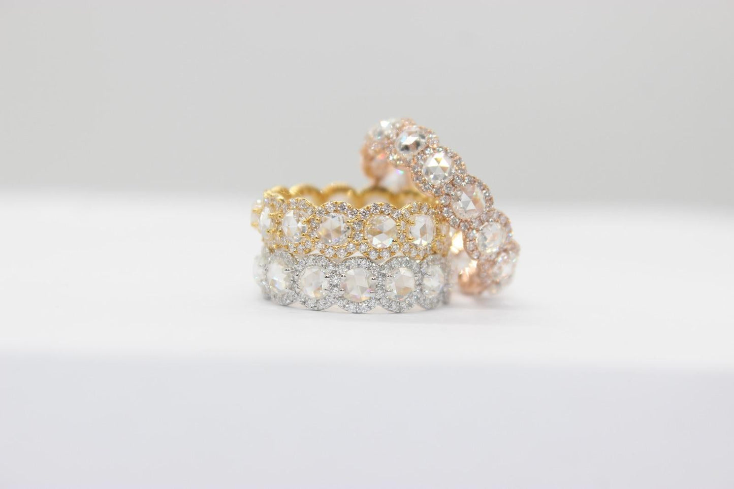Diamond Rosecut Eternity Ring