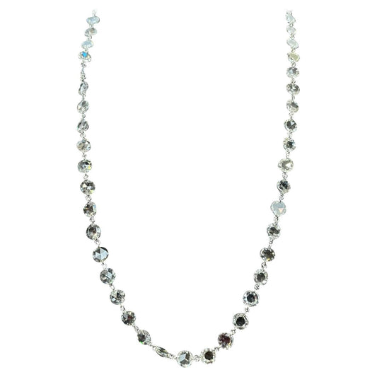 Diamond Rosecut 10.95 Carats Choker Necklace