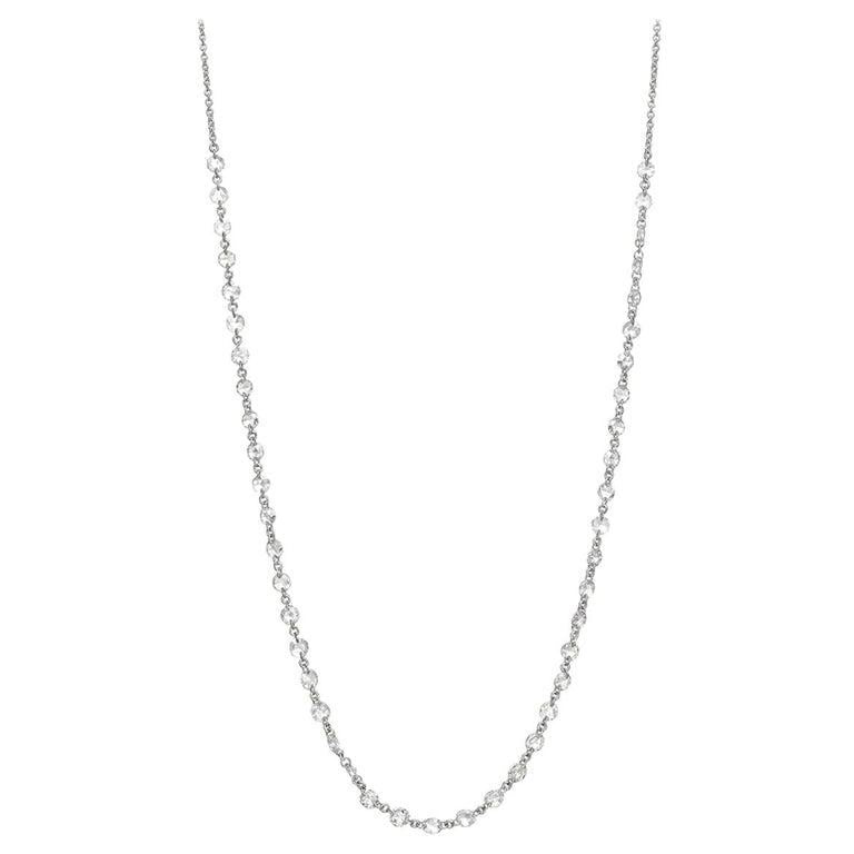Diamond Rosecut Midway Choker Necklace