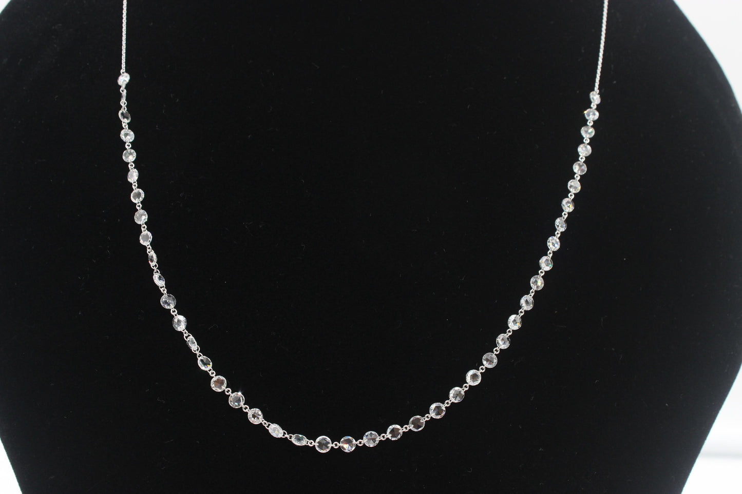 Diamond Rosecut Midway Choker Necklace