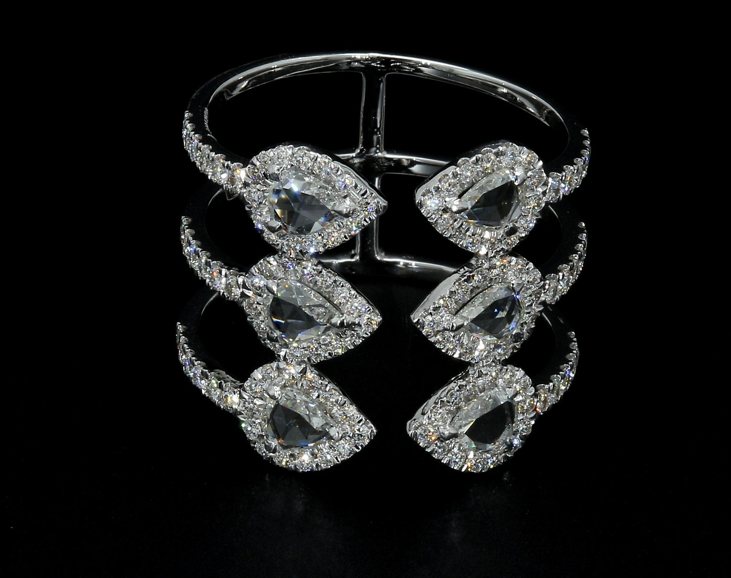 Diamond Rosecut Wrap Ring