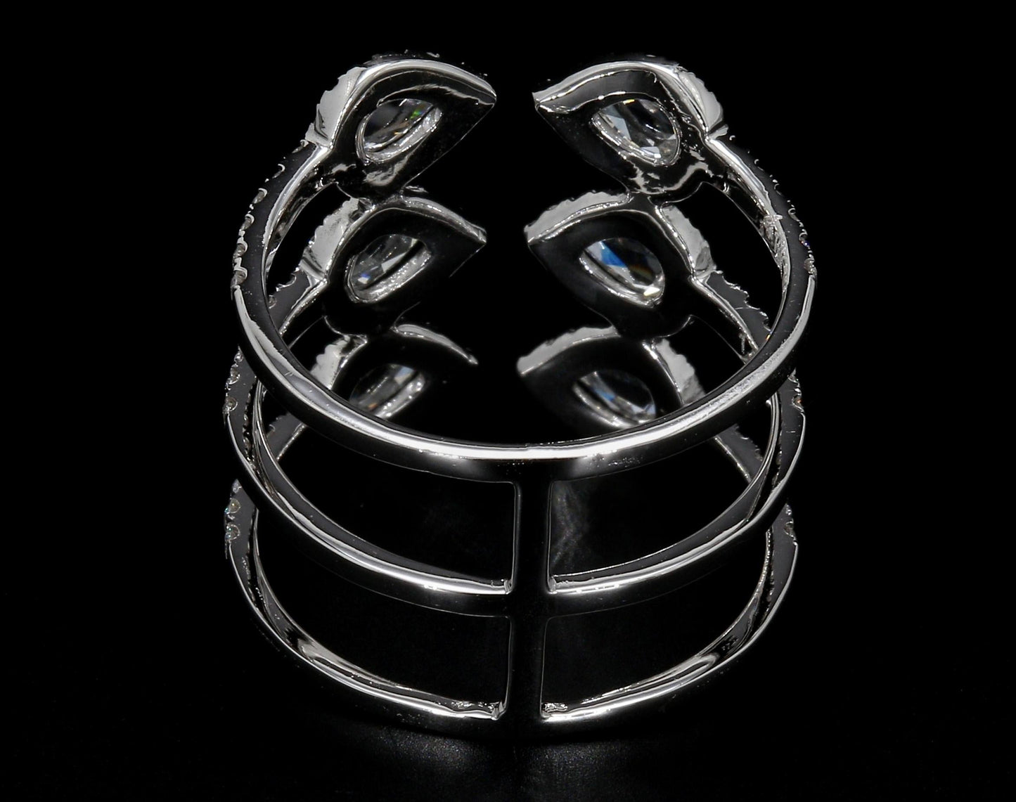 Diamond Rosecut Wrap Ring