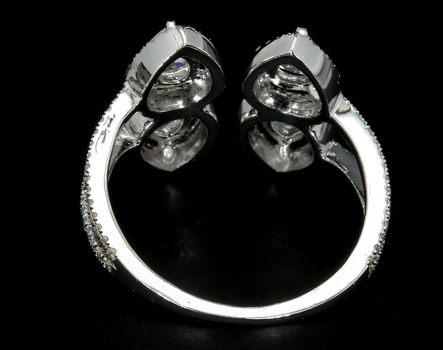 Diamond Rosecut Moi et Toi Ring