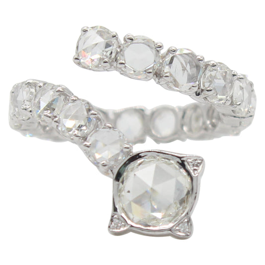 Diamond Rosecut Serpenti Ring