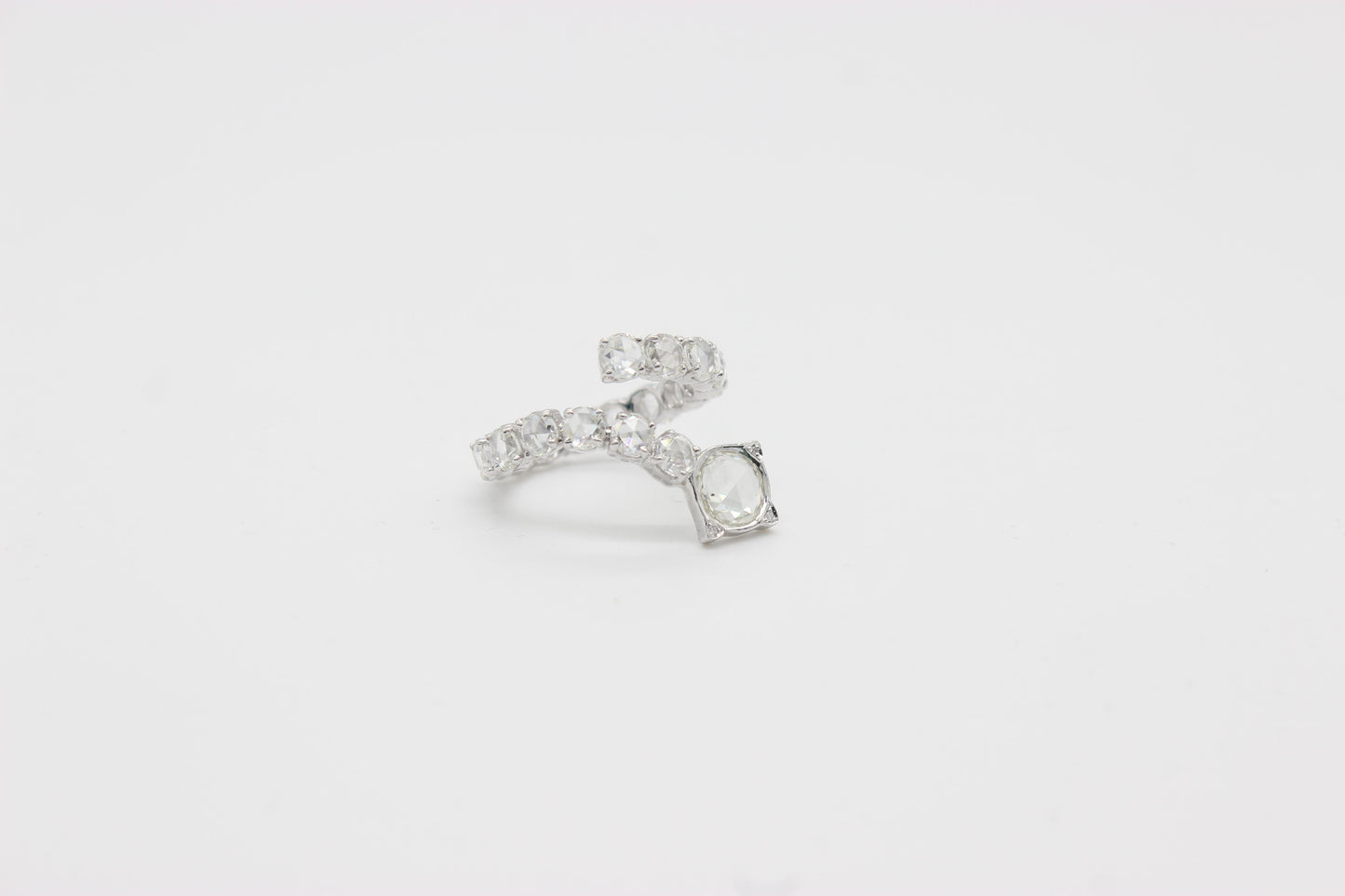 Diamond Rosecut Serpenti Ring