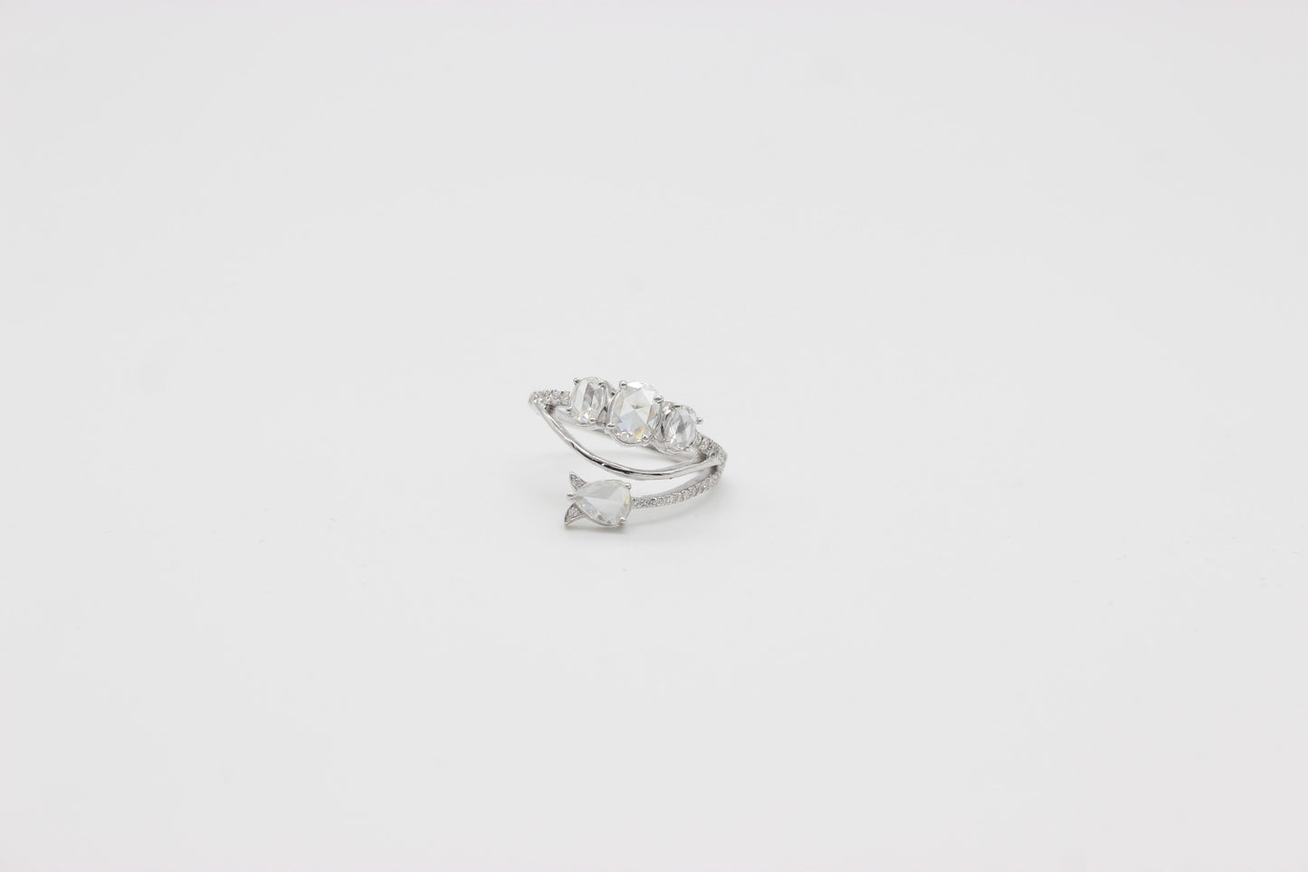 Diamond Rosecut Cocktail Ring