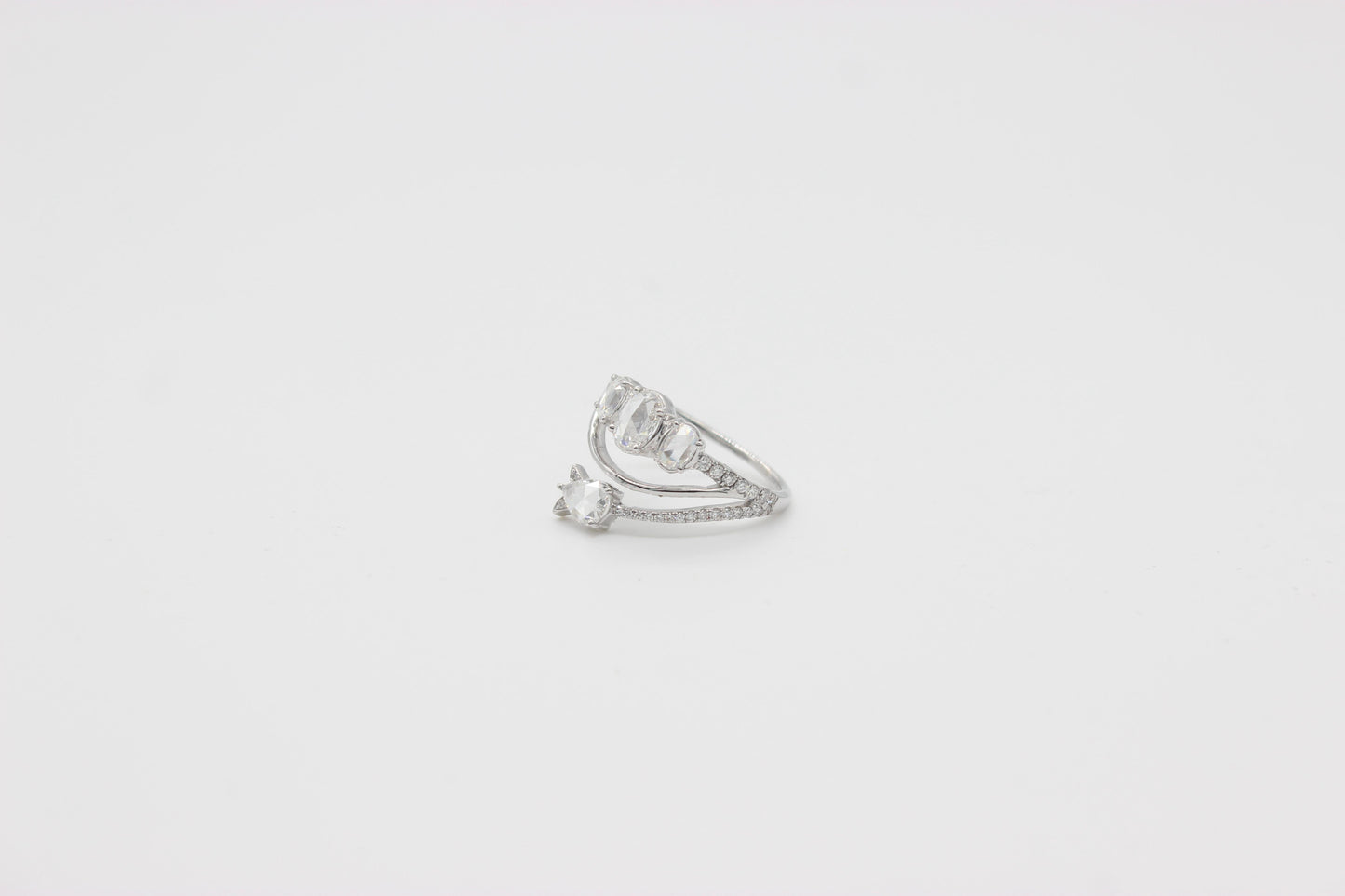 Diamond Rosecut Cocktail Ring