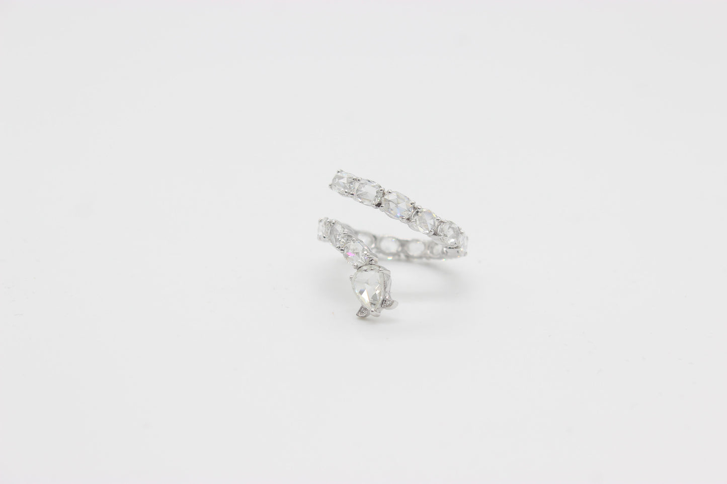 Diamond Rosecut Serpenti Ring