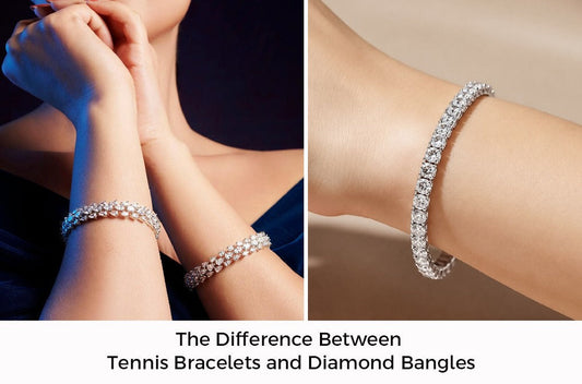 The Difference Between Tennis Bracelets and Diamond Bangles