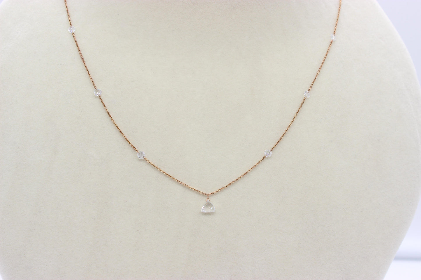 Diamond Rosecut & Taviz Choker Necklace