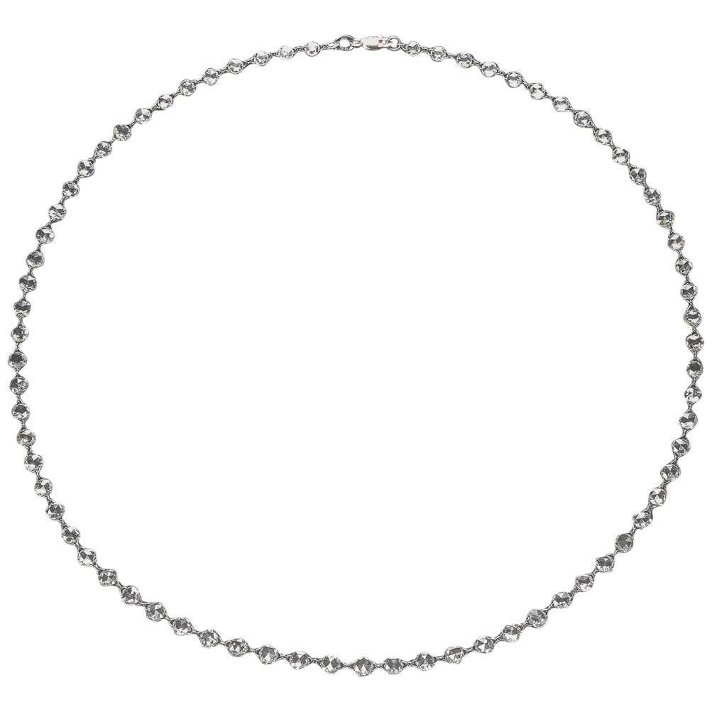 Diamond Rosecut 11.45 cts Choker Necklace