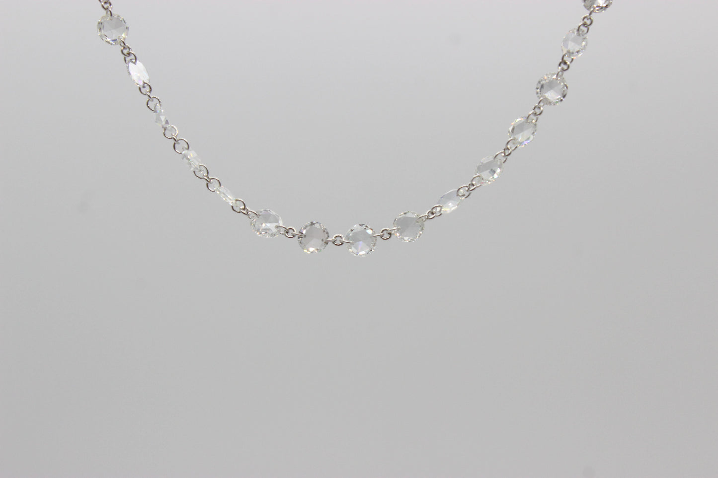 Diamond Rosecut Midway Choker Necklace