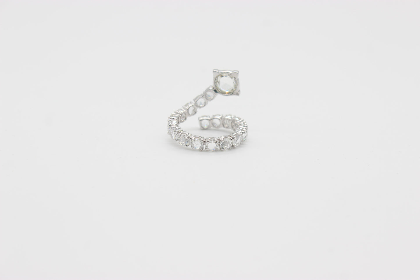 Diamond Rosecut Serpenti Ring